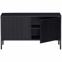 TV-Ständer \'New Gravure\' 100 cm - Schwarz/Schwarz
