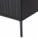 TV-Ständer \'New Gravure\' 100 cm - Schwarz/Schwarz