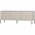 TV-Ständer \'New Gravure\' 150 cm - Beige/Schwarz