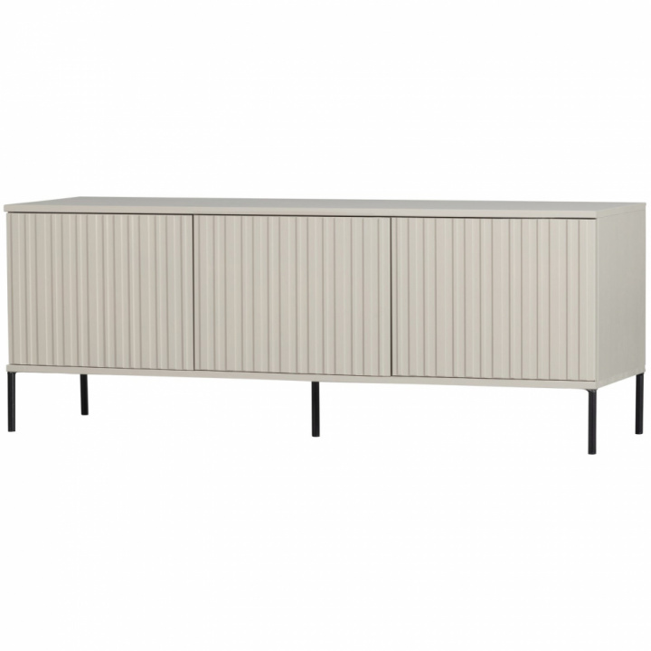 TV-Ständer \'New Gravure\' 150 cm - Beige/Schwarz in der Gruppe Möbel / Regale & Aufbewahrung / TV-Möbel bei Reforma (373473-D)