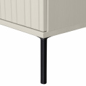 TV-Ständer \'New Gravure\' 150 cm - Beige/Schwarz