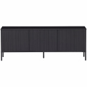 TV-Ständer \'New Gravure\' 150 cm - Schwarz/Schwarz