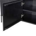 TV-Ständer \'New Gravure\' 150 cm - Schwarz/Schwarz