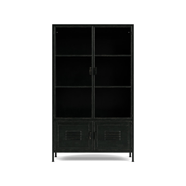 Schrank \'Ronja\' - Schwarz / Metall in der Gruppe MBEL / Regale & Aufbewahrung / Schrnke und Sideboards bei Reforma (373561-Z)