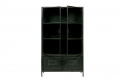 Schrank \'Ronja\' - Schwarz / Metall