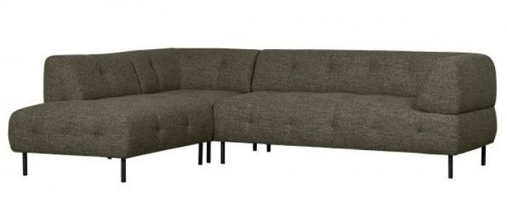 Linkes Ecksofa 'Lloyd' - Grün