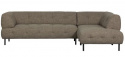 Rechtes Ecksofa \'Lloyd\' - Dunkelbraun