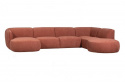 Sofa rechts \'Polly\' - Terrakotta