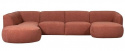 Sofa links \'Polly\' - Terrakotta