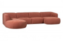 Sofa links \'Polly\' - Terrakotta