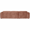Sofa \'Cloud\' 3-Sitzer Chaiselongue links - Rosébraun