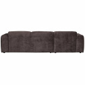 Sofa \'Cloud\' 3-Sitzer Chaiselongue links - Dunkelbraun