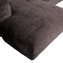 Sofa \'Cloud\' 3-Sitzer Chaiselongue links - Dunkelbraun