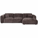 Sofa \'Cloud\' 3-Sitzer Chaiselongue rechts - Dunkelbraun