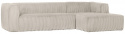 Sofa \'Bean\' 4-Sitzer - Hellgrau/Manchester