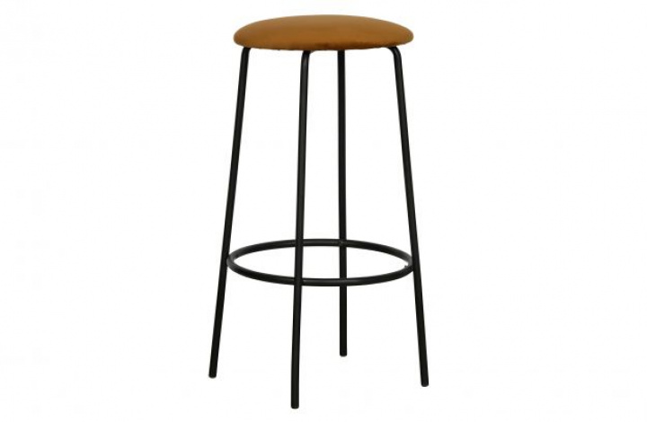 Barhocker \'Mina\' - Gelb in der Gruppe Möbel / Stühle und Polstermöbel / Barhocker & Barstühle bei Reforma (377038-O)