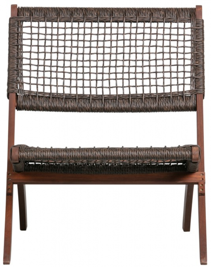 Sessel \'Lois\' - Braun in der Gruppe Möbel / Gartenmöbel / Lounge-Möbel bei Reforma (377162-B)