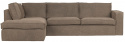 Sofa \'Freddie\' 4-Sitzer - Hellbraun