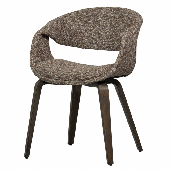 Esszimmerstuhl \'Yossi\' – Braun/Dunkelbraun in der Gruppe Möbel / Stühle und Polstermöbel / Stühle bei Reforma (377505-BD)