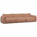 Sofa \'Baggy\' 3-Sitzer - Braun/Rosa