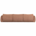 Sofa \'Baggy\' 3-Sitzer - Braun/Rosa