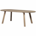Esstisch \'Tablo\' 220x90cm oval - Braungrau