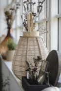 Kerzenständer \'Hurricane Hessian Conical\' - Holz