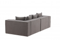 Sofa \'Gällivare\' 3-Sitzer - Grau