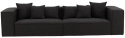 Sofa \'Jokkmokk\' 4-Sitzer - Schwartz