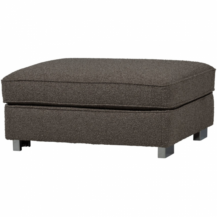 Fußhocker \'Lazy\' - Graues Bouclé in der Gruppe Möbel / Stühle und Polstermöbel / Hocker bei Reforma (400542-A)