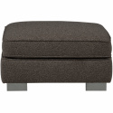 Fußhocker \'Lazy\' - Graues Bouclé