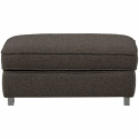 Fußhocker \'Lazy\' - Graues Bouclé