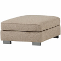 Fotpall \'Lazy\' – Beige Bouclé