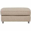 Fotpall \'Lazy\' – Beige Bouclé