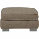 Fußhocker \'Lazy\' - Graues Bouclé