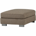 Fußhocker \'Lazy\' - Graues Bouclé