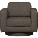 Drehsessel \'Lazy\' - Graues Bouclé