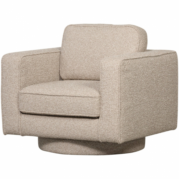 Drehsessel \'Lazy\' - Beige Bouclé in der Gruppe Möbel / Stühle und Polstermöbel / Sessel bei Reforma (400543-N)