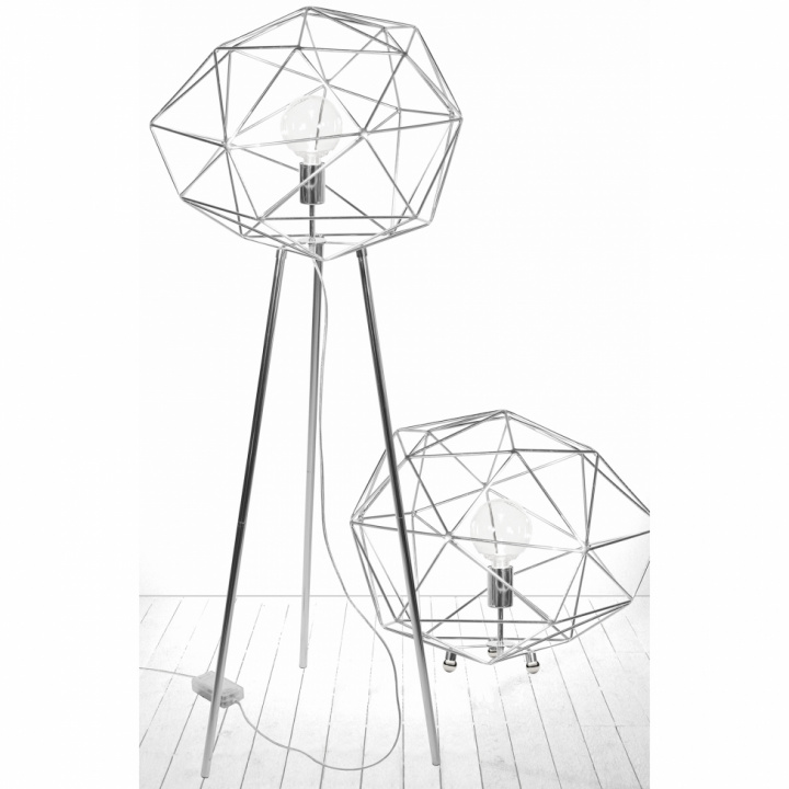 Stehlampe \'Diamond\' - Chrom in der Gruppe Beleuchtung / Lampen / Stehleuchten bei Reforma (403052)