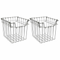 2er Pack Metallkörbe \'Addit\' - Grau L