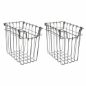 2er-Pack Metallkörbe \'Addit\' - Grau S