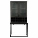 Schrank \'Travis\' - Schwarz/Eiche