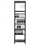 Weinregal \'Cantor\' S - Schwarz