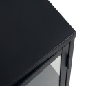 Sideboard \'Hagavik\' 2 Sektionen - Schwarz/Messing