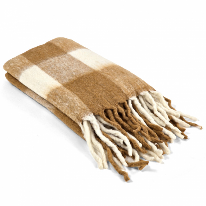 Überwurf \'Phoebe\' 130x170cm - Gelb in der Gruppe Einrichtung / Textilien / Teppiche & Decken bei Reforma (4224615675088)