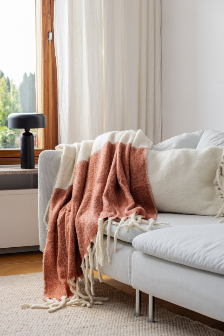Karomuster \'Carrie\', 130 x 170 cm – Rosa in der Gruppe Einrichtung / Textilien / Teppiche & Decken bei Reforma (4224615676047)