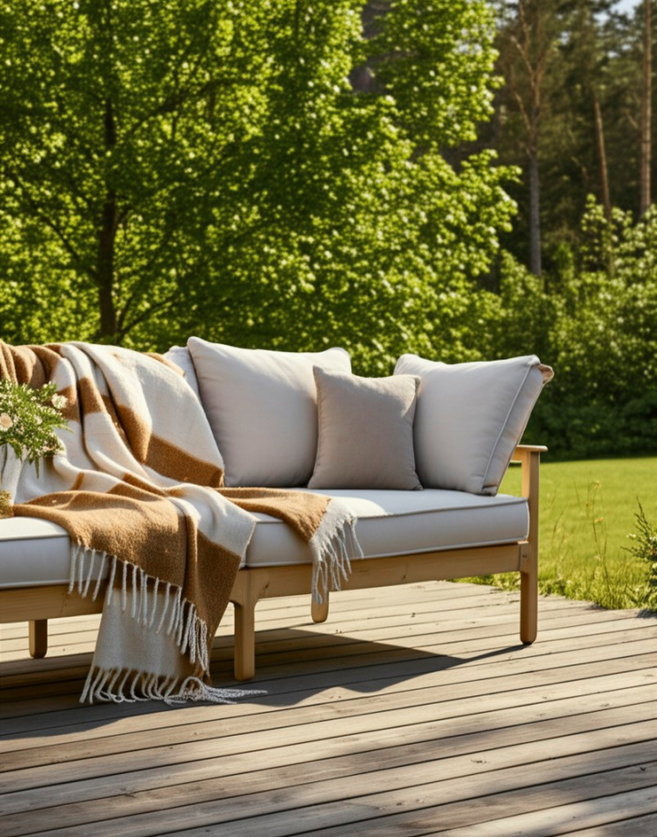 Karomuster \'Carrie\', 130 x 170 cm – Gelb in der Gruppe Einrichtung / Textilien / Teppiche & Decken bei Reforma (4224615676054)