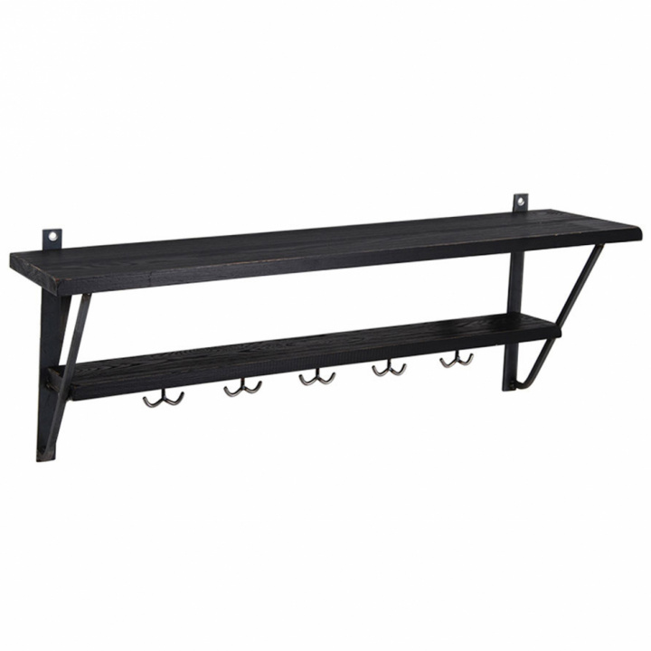 Hutregal La Cuisine - Schwarz