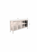 Sideboard \'Boli\' - Schwarz