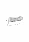 Sideboard \'Hardy\' - Walnuss